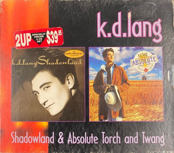 k.d. lang : Shadowland & Absolute Torch And Twang (2xCD, Comp)