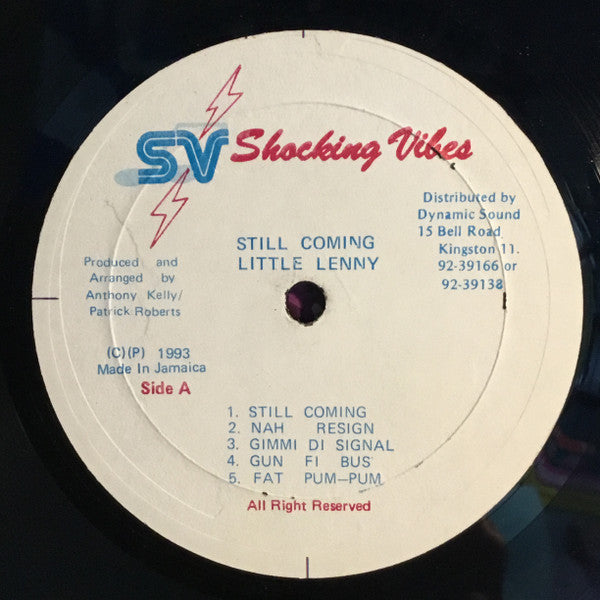 Little Lenny : Still Coming (LP, Album)
