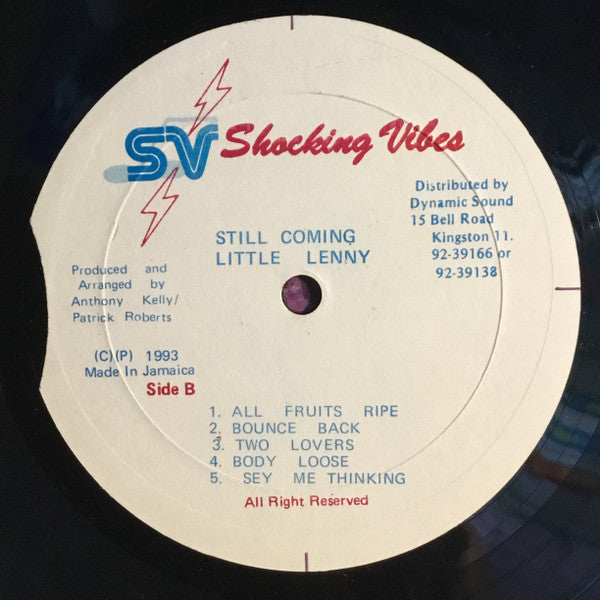 Little Lenny : Still Coming (LP, Album)