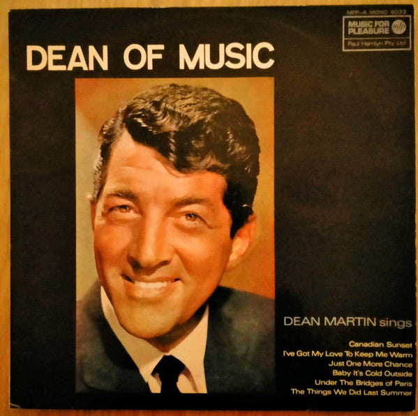 Dean Martin : Dean Of Music (LP, Comp, Mono)
