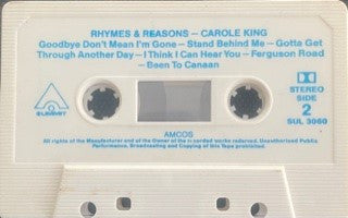 Carole King : Rhymes & Reasons (Cass, Album, RE)