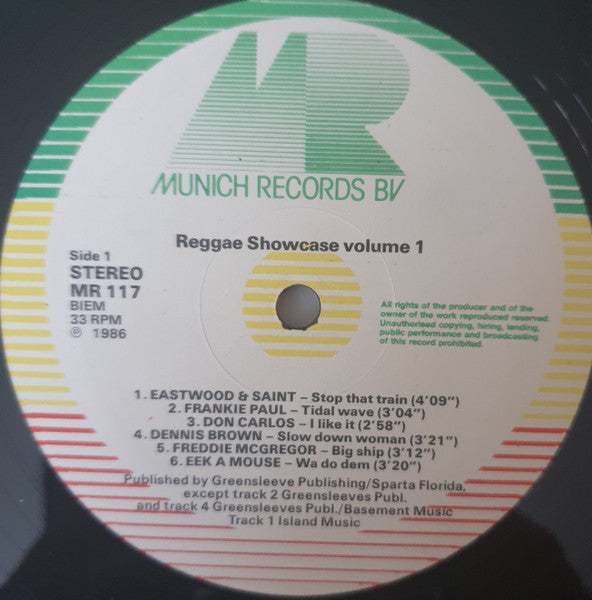 Various : Reggae Showcase Volume One (LP, Comp)
