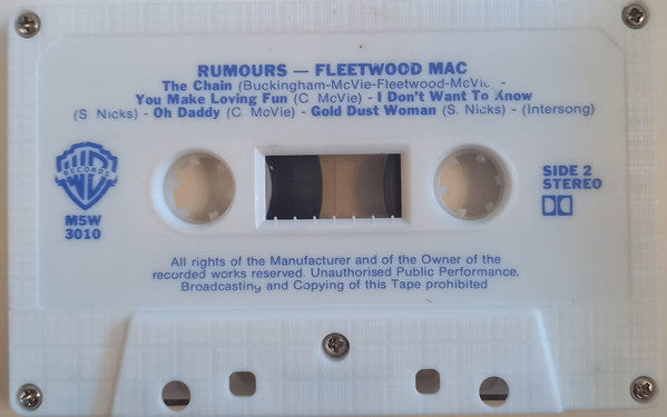 Fleetwood Mac : Rumours (Cass, Album, RE)