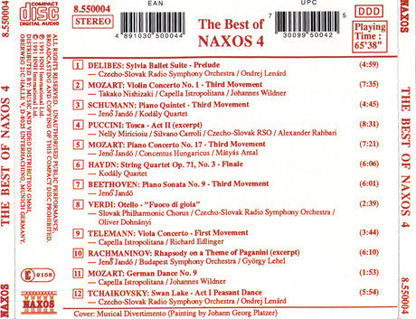 Various : The Best Of Naxos 4 (CD, Comp)