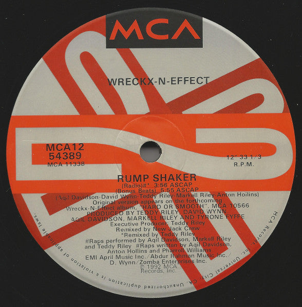 Wrecks-N-Effect : Rump Shaker (12")