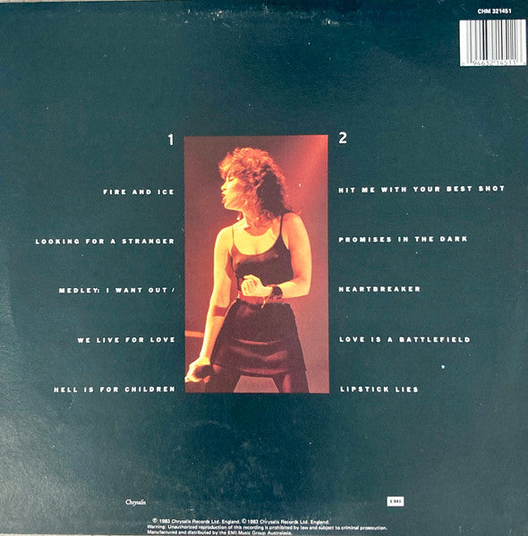 Pat Benatar : Live From Earth (LP, Album, RE)