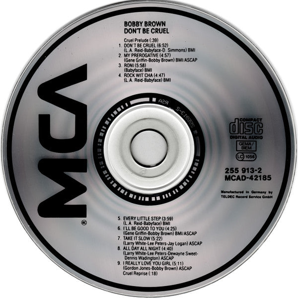 Bobby Brown : Don't Be Cruel (CD, Album)