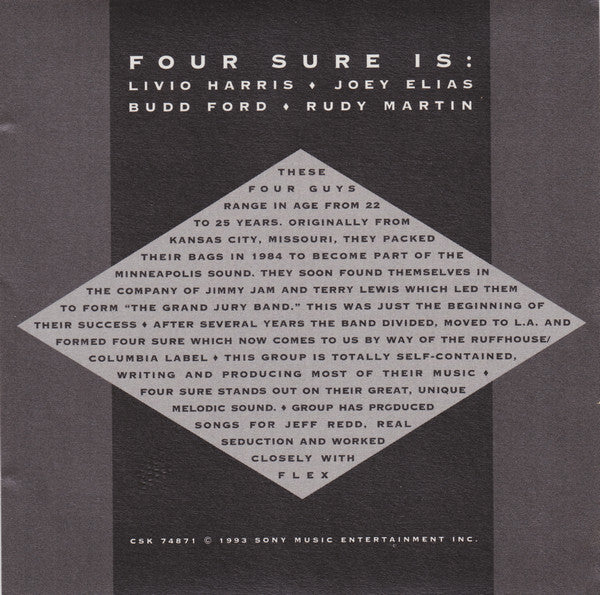 Four Sure : Innocent Girl (CD, Single, Promo)