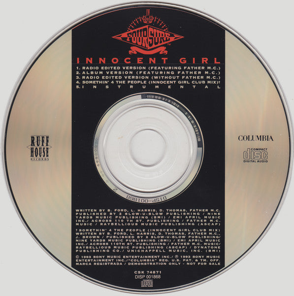 Four Sure : Innocent Girl (CD, Single, Promo)