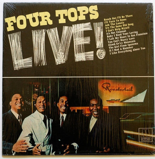 Four Tops : Four Tops Live (LP, Mono, RCA)