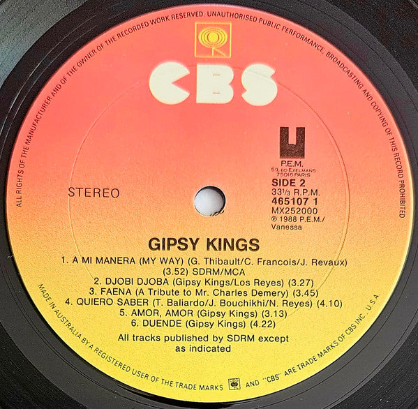 Gipsy Kings : Gipsy Kings (LP)