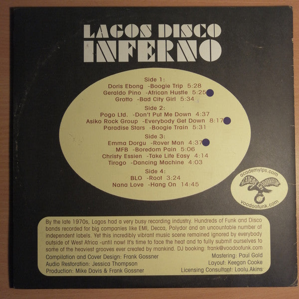 Various : Lagos Disco Inferno (2xLP, Comp)