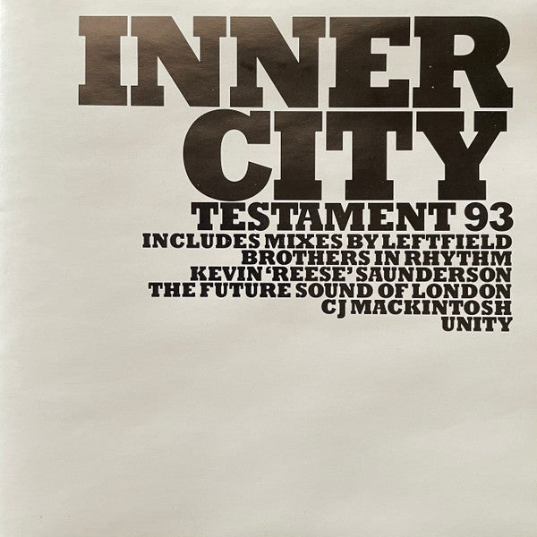 Inner City : Testament 93 (CD, Album, Comp)