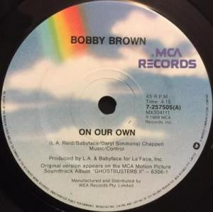 Bobby Brown : On Our Own (7", Single)