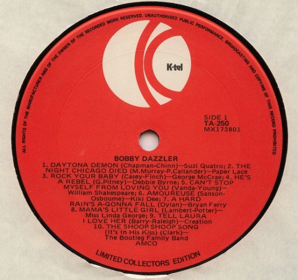 Various : Bobby Dazzler (LP, Comp, Ltd)