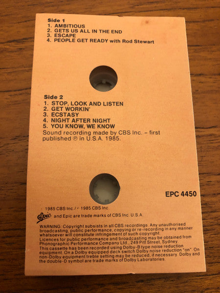 Jeff Beck : Flash (Cass, Album)