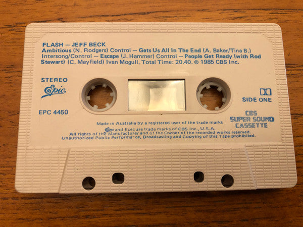 Jeff Beck : Flash (Cass, Album)