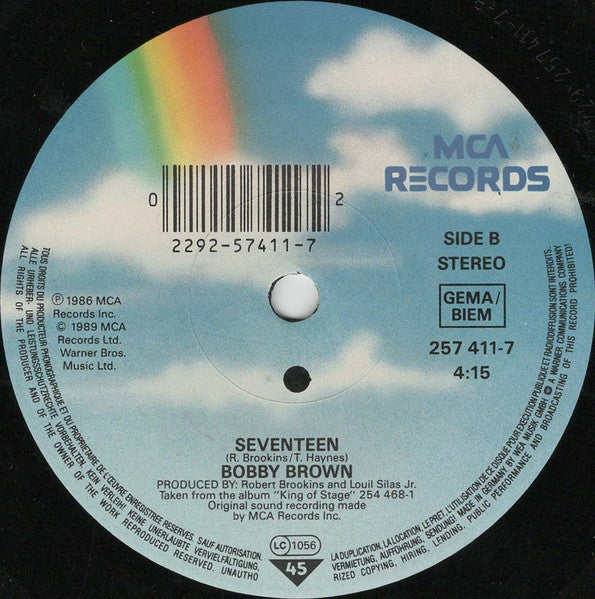 Bobby Brown : Rock Wit' Cha (7", Single)