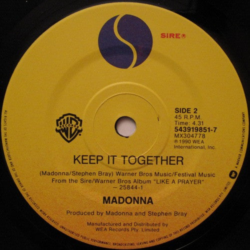 Madonna : Vogue (7", Single)