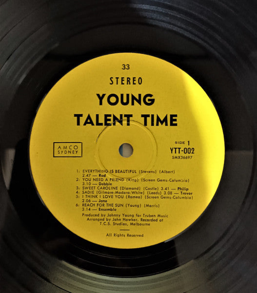 The Young Talent Team : Young Talent Time  (LP, Album)