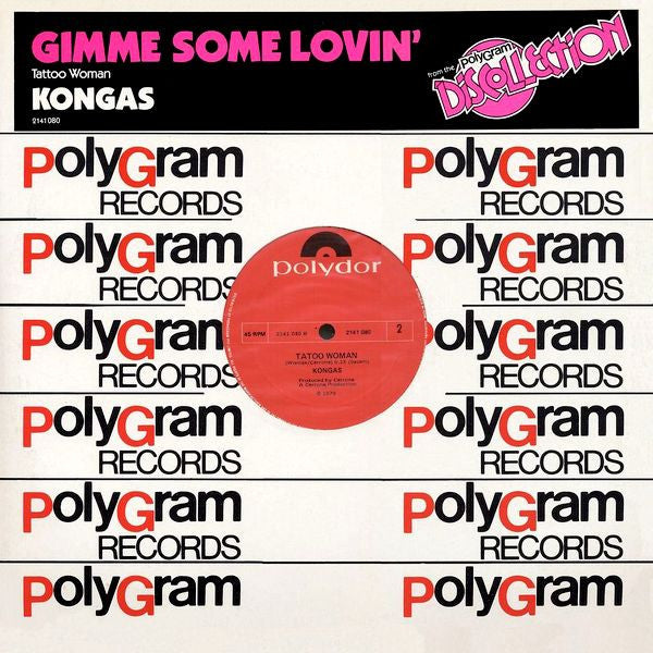 Kongas : Gimme Some Lovin' (12")