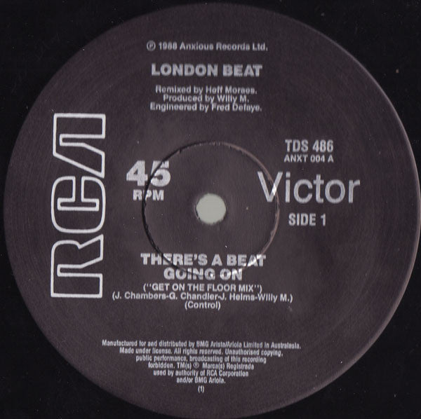 Londonbeat : There's A Beat Going On (12")