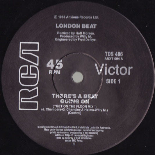 Londonbeat : There's A Beat Going On (12")