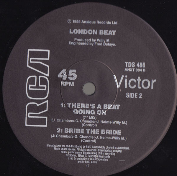 Londonbeat : There's A Beat Going On (12")