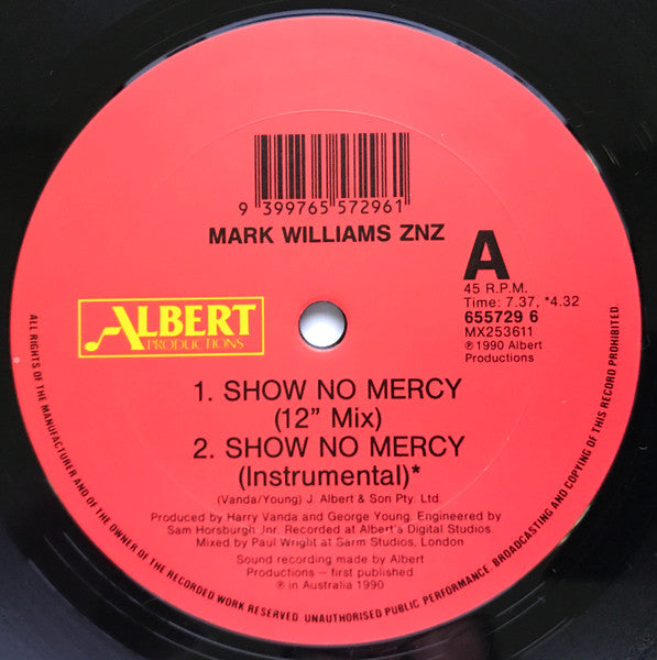 Mark Williams (4) : Show No Mercy (12")