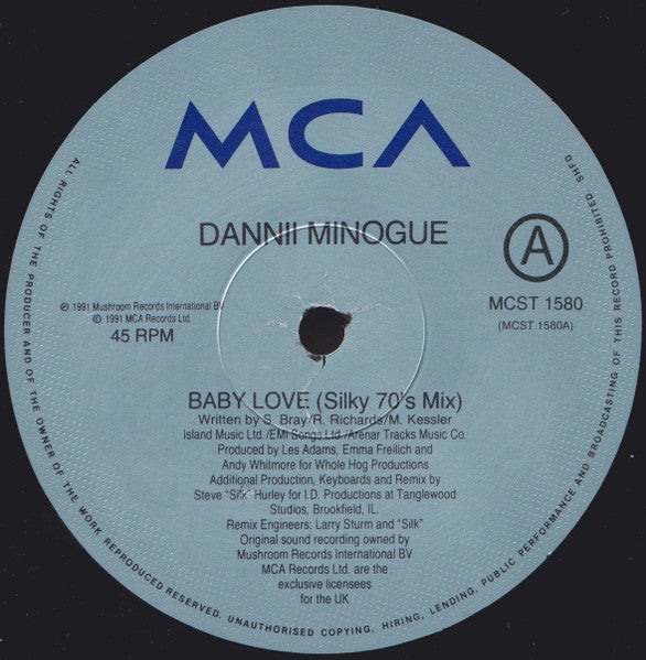 Dannii Minogue : Baby Love (12", Single)