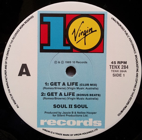 Soul II Soul : Get A Life (12")