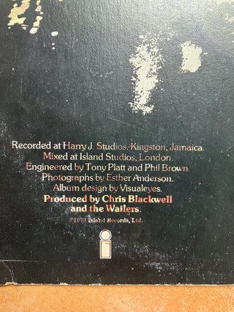 The Wailers : Burnin' (LP, Album)