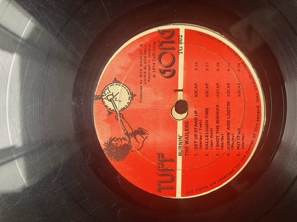 The Wailers : Burnin' (LP, Album)