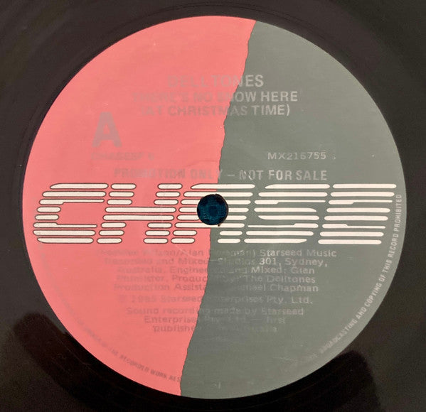 The Delltones : There's No Snow Here (At Christmas Time) (7", Promo)