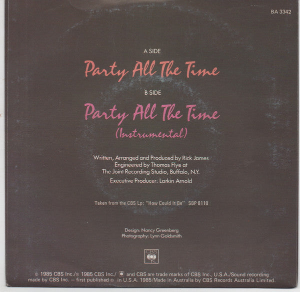 Eddie Murphy : Party All The Time (7", Promo)