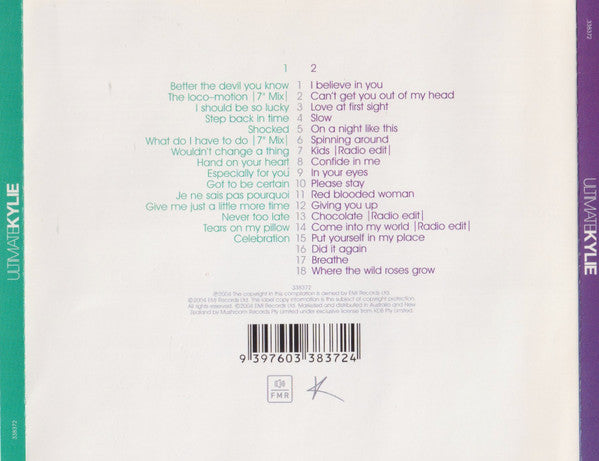 Kylie Minogue : Ultimate Kylie (2xCD, Comp, SM)