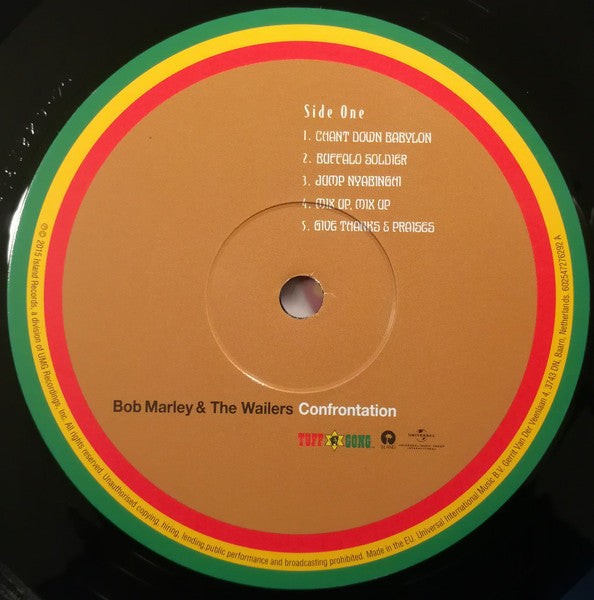 Bob Marley & The Wailers : Confrontation (LP, Album, RE, 180)