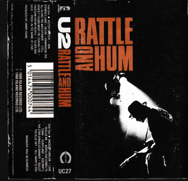 U2 : Rattle And Hum (Cass, Album, Bla)
