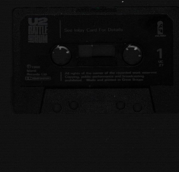 U2 : Rattle And Hum (Cass, Album, Bla)