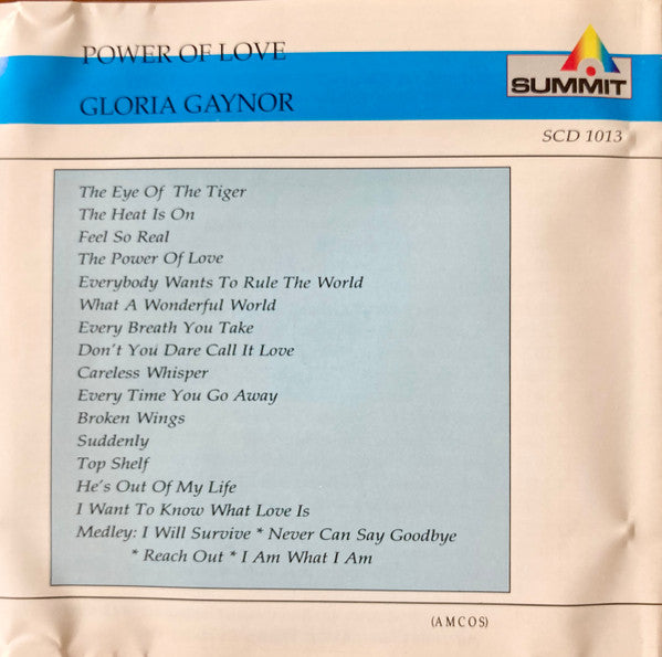 Gloria Gaynor : Power Of Love (CD, Comp)