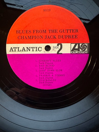 Champion Jack Dupree : Blues From The Gutter (LP, Album, Mono, RE)