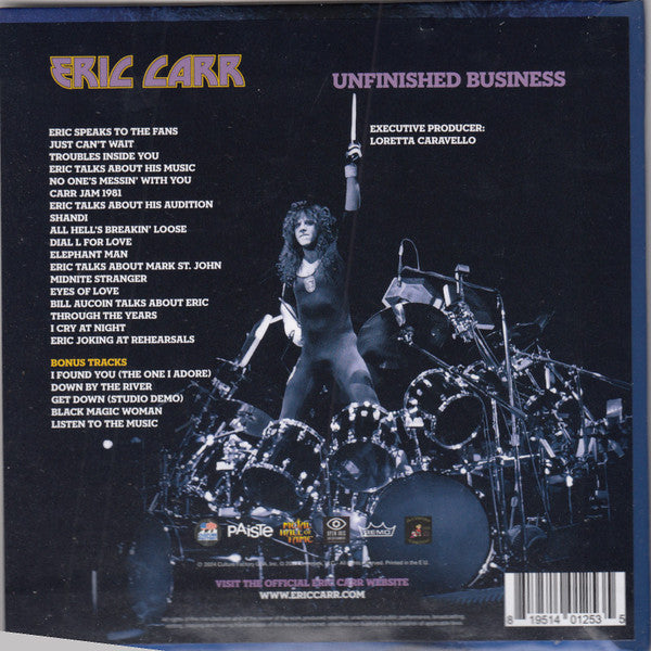 Eric Carr : Unfinished Business (CD, RSD, RE, RM)