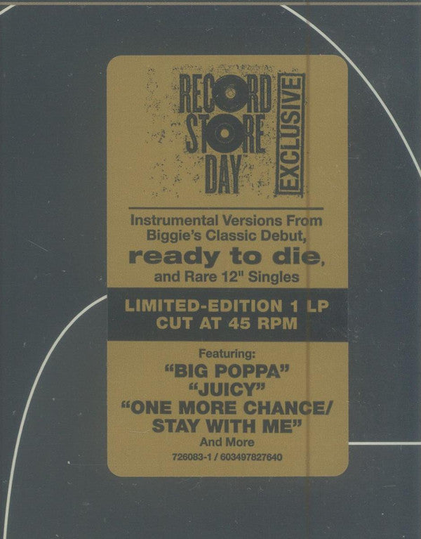 The Notorious B.I.G.* : Ready To Die Instrumentals (LP, RSD, Ltd)