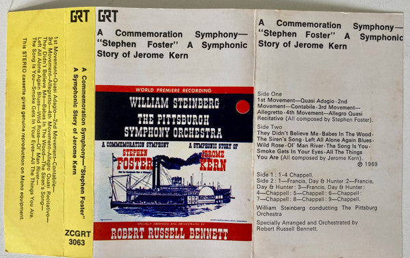 William Steinberg, Pittsburgh Symphony Orchestra, Stephen Foster : Stephen Foster, A Commemoration Symphony  / A Symphonic Story Of Jerome Kern (Cass, Comp)