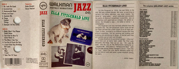 Ella Fitzgerald : Ella Fitzgerald Live (Cass, Comp, RM, Dol)