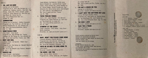Ella Fitzgerald : Ella Fitzgerald Live (Cass, Comp, RM, Dol)