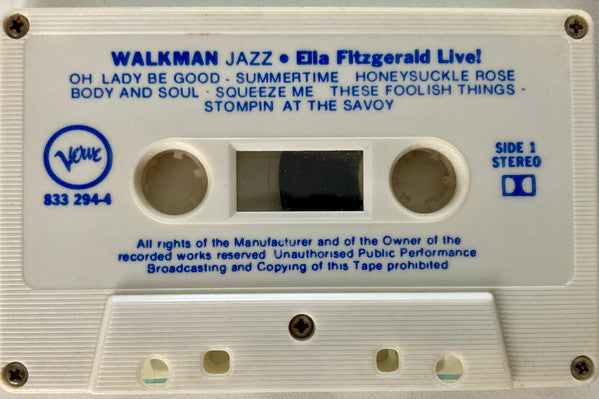 Ella Fitzgerald : Ella Fitzgerald Live (Cass, Comp, RM, Dol)