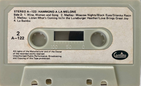 Otto Weiss : Hammond A La Melone (Cass, Album, Unofficial, Dol)