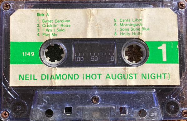 Neil Diamond : Hot August Night (Cass, Album, Unofficial, Dol)