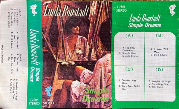 Linda Ronstadt : Simple Dreams (Cass, Album, Unofficial)